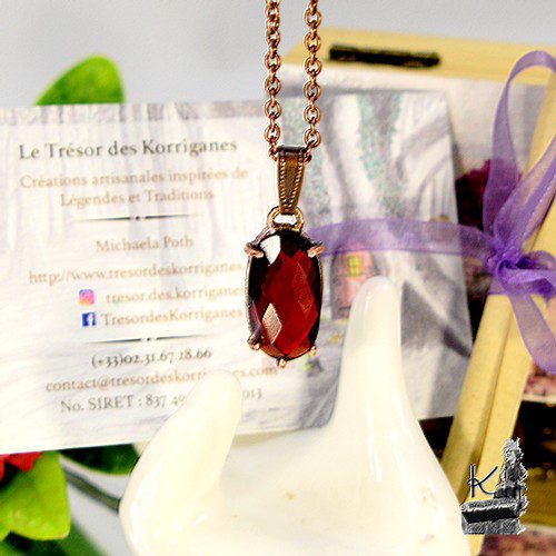 Réservé : Trésor-Box Deargros rose rouge - grenat – Image 4