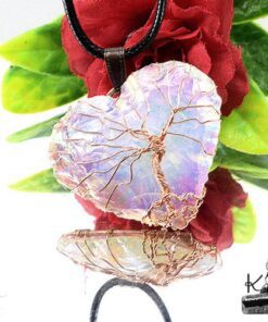 Pendentif Cridhe coeur en opalite