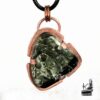 Pendentif en seraphinite et cuivre Emlyn