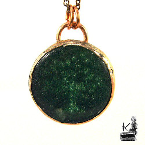 Pendentif Banba - cuivre et aventurine – Image 3