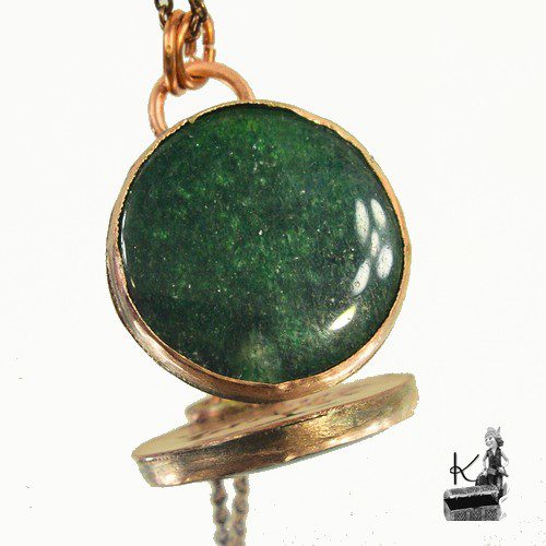 Pendentif Banba - cuivre et aventurine – Image 4