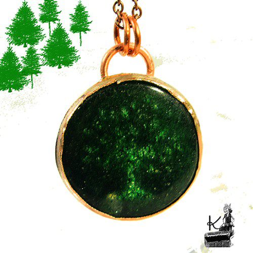 Pendentif Banba - cuivre et aventurine – Image 5