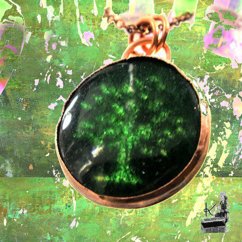Pendentif Banba - cuivre et aventurine – Image 7