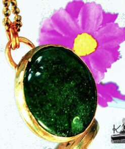Pendentif Banba - cuivre et aventurine – Image 2