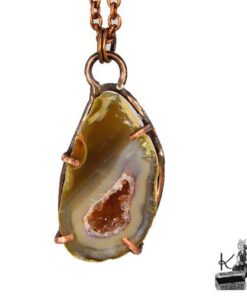 Pendentif Eyota - geode druzy agate – Image 2