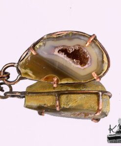 Pendentif Eyota - geode druzy agate – Image 3