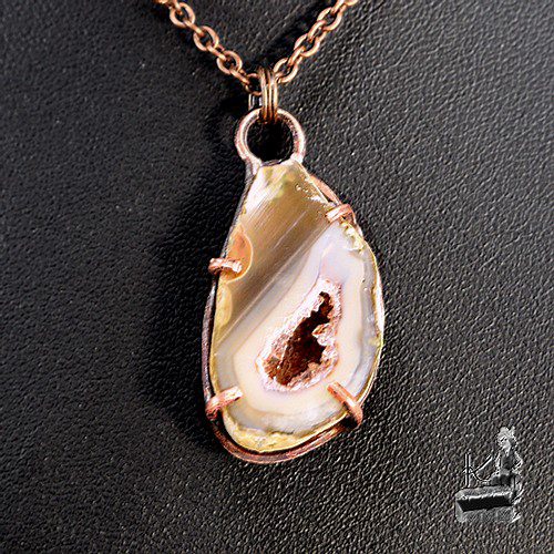 Pendentif Eyota - geode druzy agate – Image 6