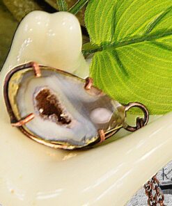 Pendentif Eyota - geode druzy agate – Image 7