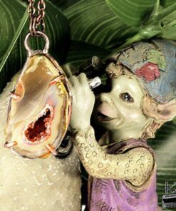 Pendentif Eyota - geode druzy agate – Image 9