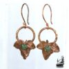 Boucles d'oreille Lusia en cuivre et aventurine