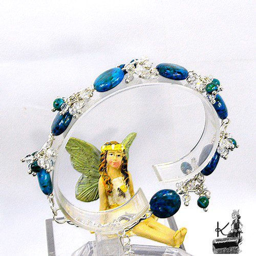 Bracelet Eleni - azurite chrysocolle – Image 4