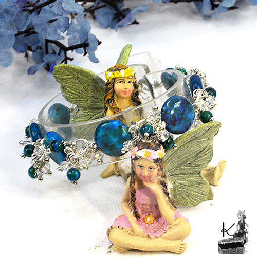 Bracelet Eleni - azurite chrysocolle – Image 3