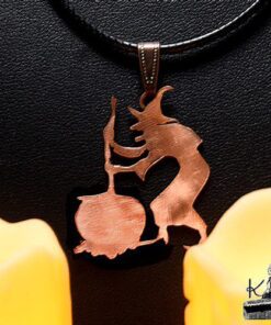 Pendentif "collection Halloween" - sorcière et son chaudron – Image 2