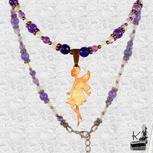 Collier Winx - améthyste et fluorite – Image 10