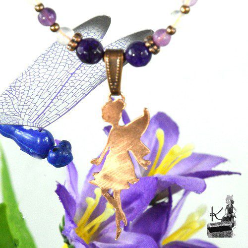 Collier Winx - améthyste et fluorite – Image 8