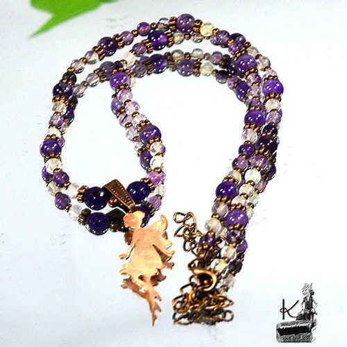 Collier Winx - améthyste et fluorite – Image 7