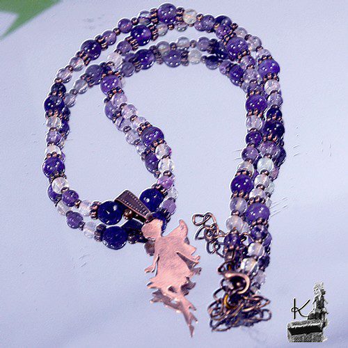 Collier Winx - améthyste et fluorite – Image 6