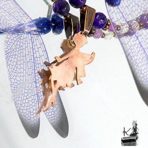 Collier Winx - améthyste et fluorite – Image 5