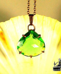 Pendentif Majan - péridot taillé – Image 3