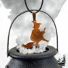 Pendentif Piper - sorcière en cuivre