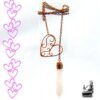 Collier lasso sautoir Sakari avec quartz rose