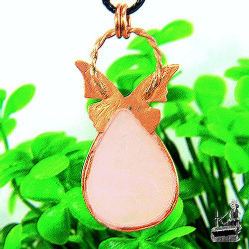 Réservé : Pendentif Farfalla - quartz rose – Image 9