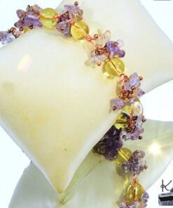 Bracelet Donoma en citrine et amétrine
