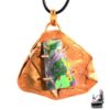 Pendentif Bena en cuivre et turquoise