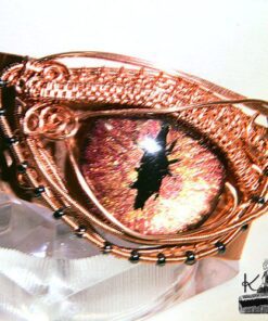 Bracelet manchette oeil de dragon Santh