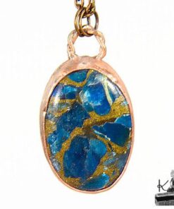 Pendentif Malou en apatite cuivre