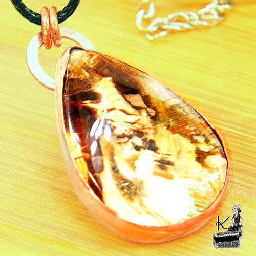 Pendentif Magosia - bois fossilisé – Image 6