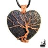 Pendentif Nyla en pierre de lave