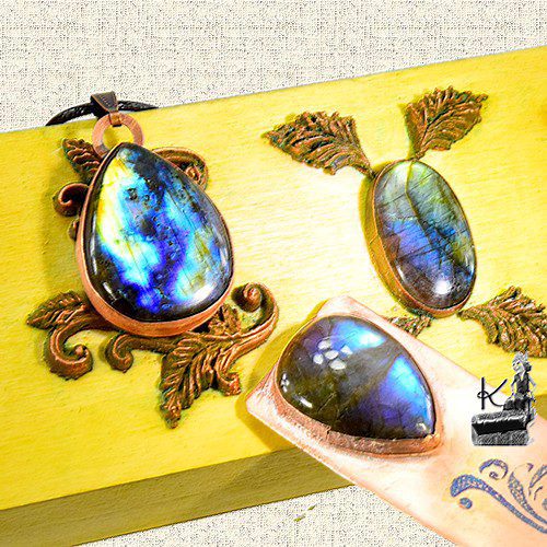 Tresor-box Angel - labradorite