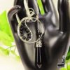 Collier lasso plaqué argent et onyx noir