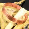 Bracelet manchette en cuivre naturel Brad