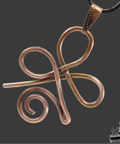 Pendentif Zibu "Hatumi" ( guérison physique ) en cuivre naturel – Image 3