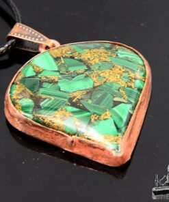 Pendentif Sora - cuivre et malachite copper – Image 5