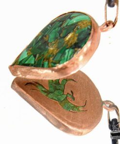 Pendentif Sora - cuivre et malachite copper – Image 3