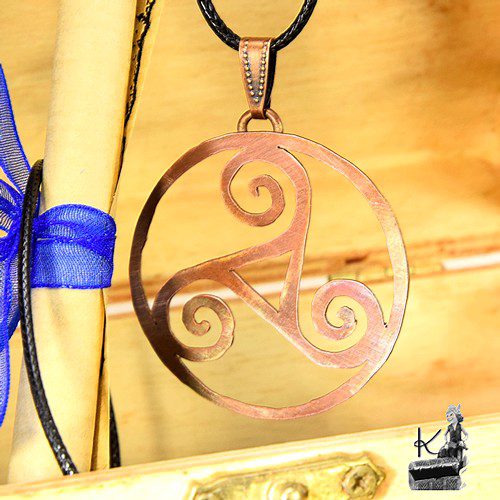 Réservé : Trésor-Box "Triskell" - apatite et cuivre – Image 7