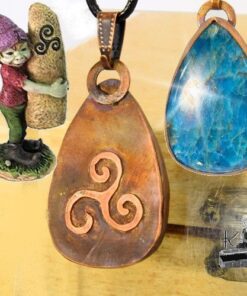 Trésor-box Triskell avec 2 pendentifs