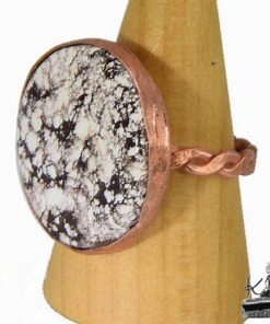 Bague Caron en cuivre et jaspe wild horse