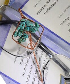 Marque pages Helori avec arbre de vie en howlite