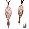 Pendentif Rhosyn avec rosita jaspe