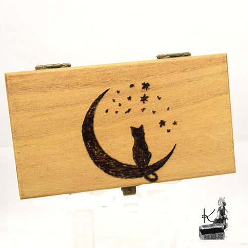 Réservé : Trésor-Box chat Moa - labradorite et dumortierite – Image 9