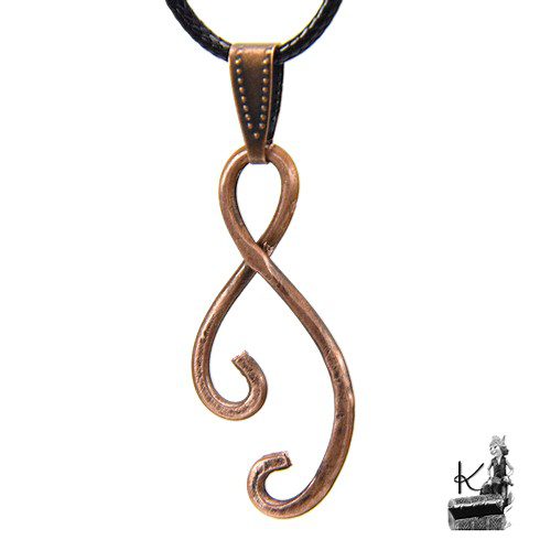 Pendentif Ani en cuivre