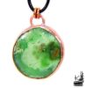 Pendentif Kaeo en cuivre et chrysophrase