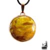 Pendentif Brima en bois fossilisé