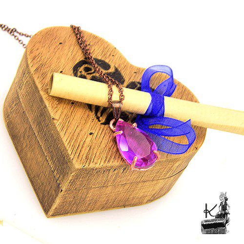 Trésor-Box coeur Hjarta - pendentif en Rubellite – Image 3