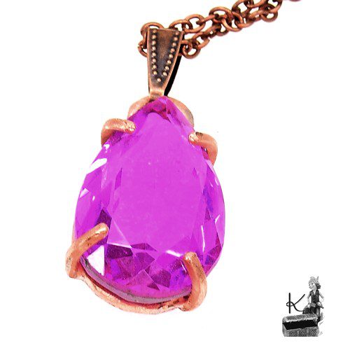Trésor-Box coeur Hjarta - pendentif en Rubellite – Image 4