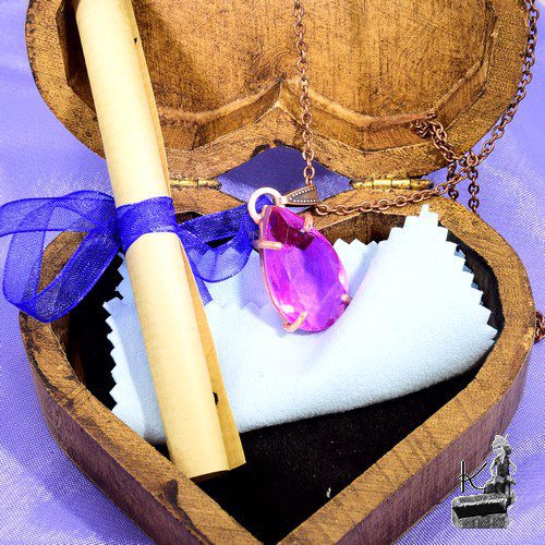 Trésor-Box coeur Hjarta - pendentif en Rubellite – Image 7